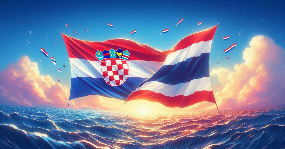 Welcome to Croatia: A Guide for Thais 1 Hrvatsko-Tajlandska zastava