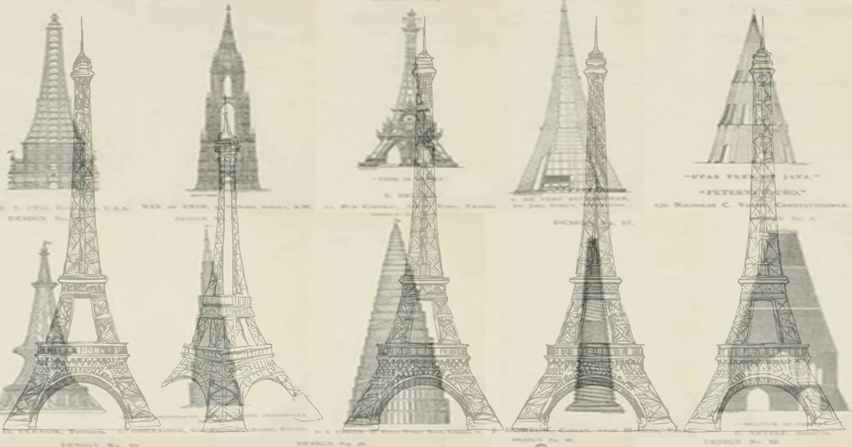 Rejected Designs For The Eiffel Tower