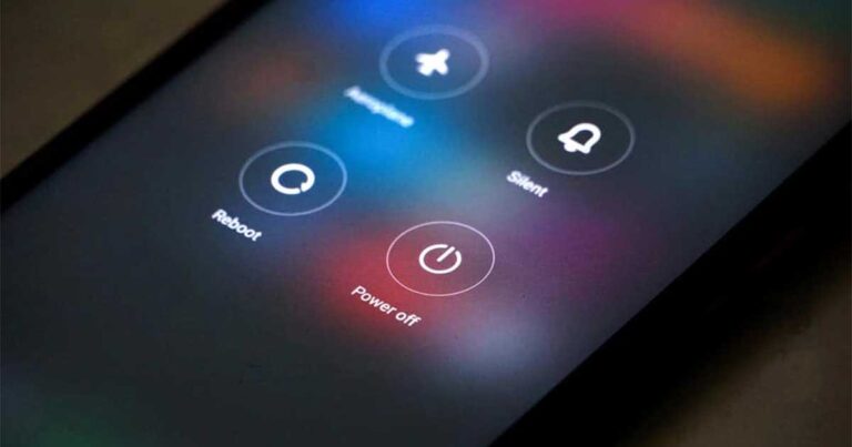 Slika ekrana mobilnog telefona za resetiranje