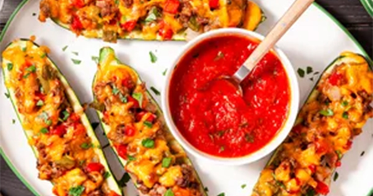 Zapečene tikvice s ajvarom