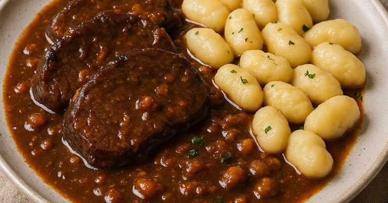 Pašticada – tradicionalni dalmatinski recept 3 Dalmatinska pašticada s njokima